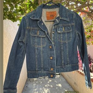 ISKO classic denim trucker jacket size xxs-xs
